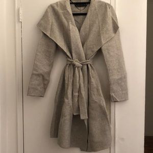 Zara Grey Top Coat size M